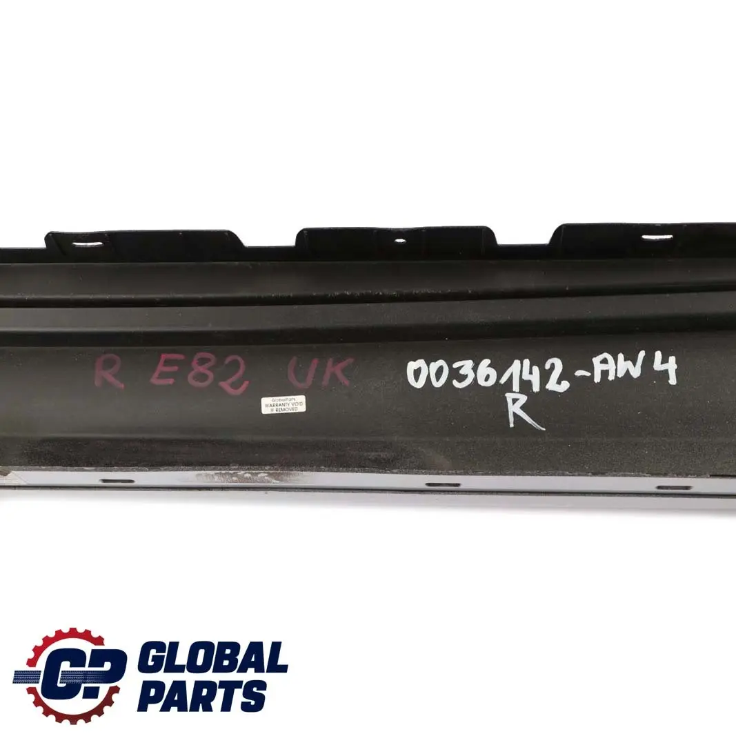 Sill Strip Side Skirt Right O/S Alpinweiss Alpin White to BMW E81 E82 E88 with Part number 0036142 BMW E81 E82 E88 Sill Strip Side Skirt Right O/S Alpinweiss Alpin White - SKU 0036142-AW4 - Part number 0036142