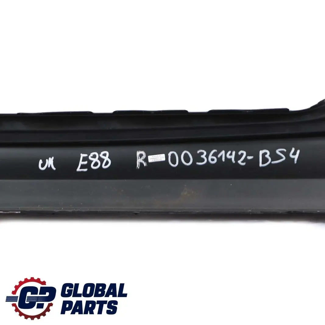 Sill Strip Side Skirt Right O/S Black Sapphire Metallic to BMW E81 E82 E88 with Part number 0036142 BMW E81 E82 E88 Sill Strip Side Skirt Right O/S Black Sapphire Metallic - SKU 0036142-BS4 - Part number 0036142