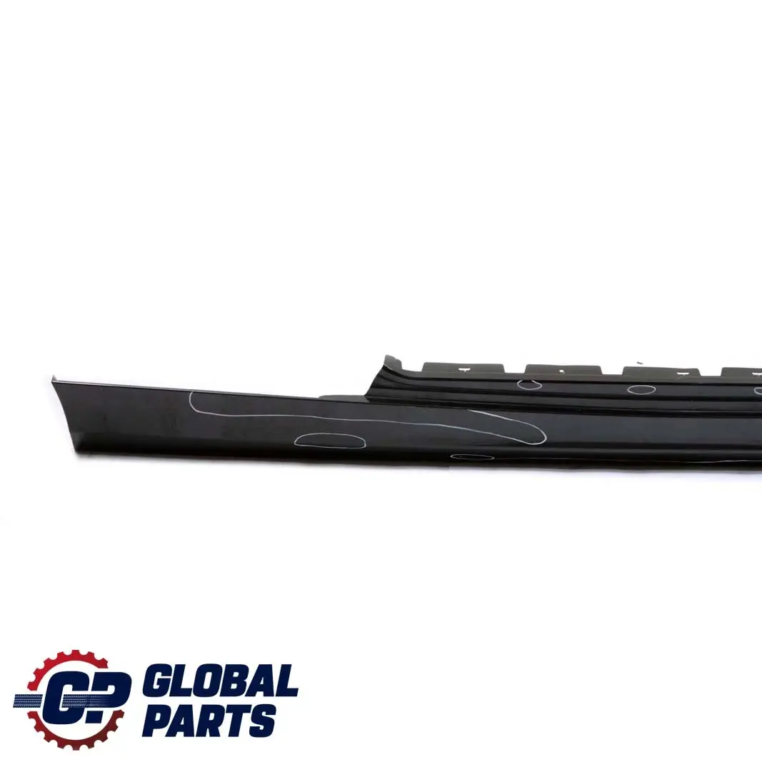 BMW E81 E82 E88 Sill Strip Side Skirt Right O/S Black Sapphire Metallic - SKU 0036142-BS4 - Part number 0036142
