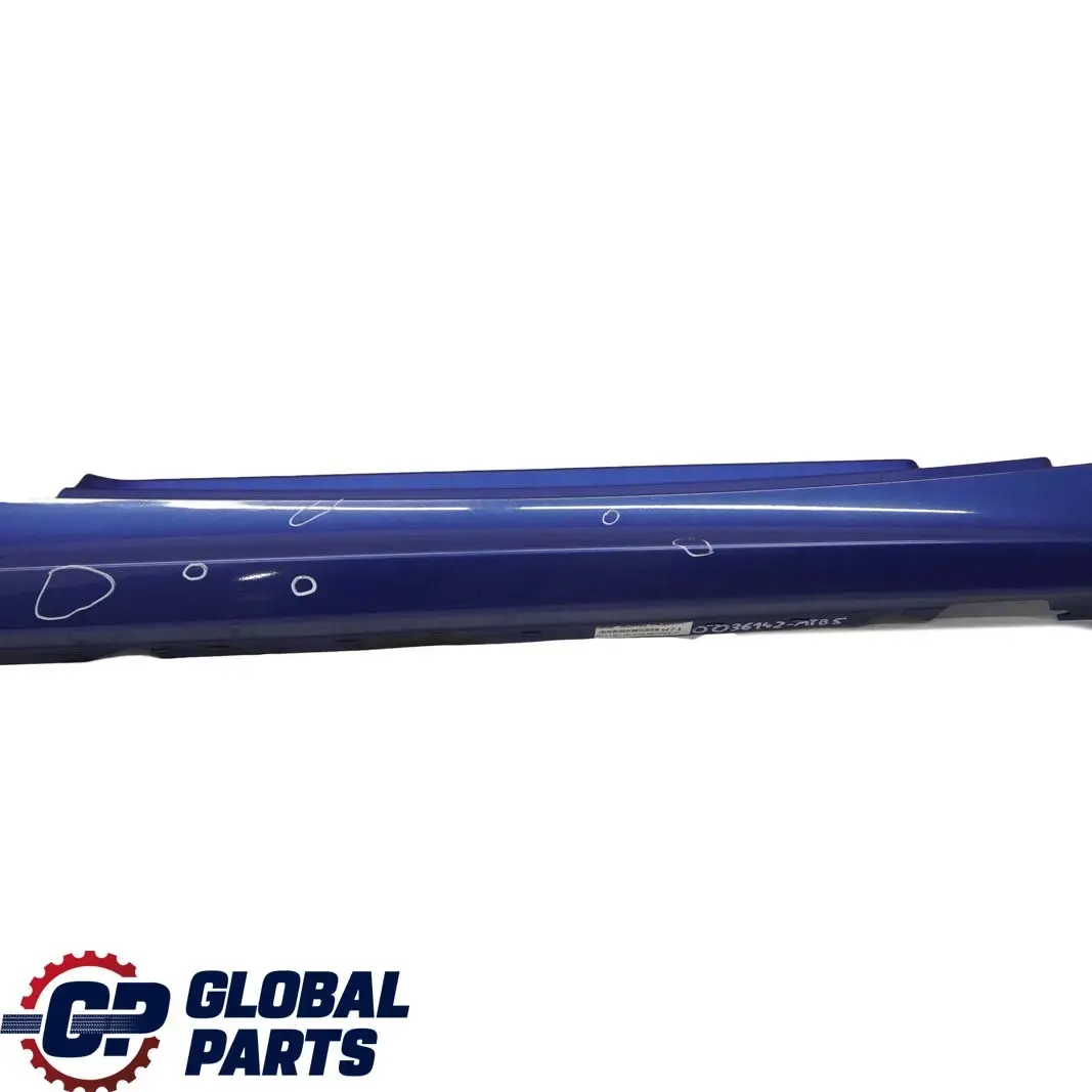 BMW 1 E81 E82 E88 5 Sill Strip Side Skirt Right O/S Montegoblau Blue - A51 - SKU 0036142-MTB5 - Part number 0036142