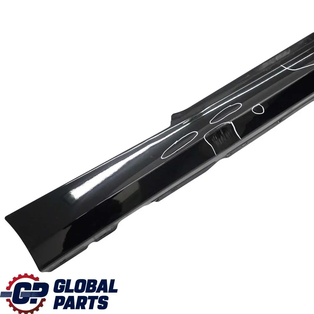 BMW 1 E81 E82 E88 7 Sill Strip Side Skirt Right O/S Schwarz 2 Black - 668 - SKU 0036142-SCH7 - Part number 0036142