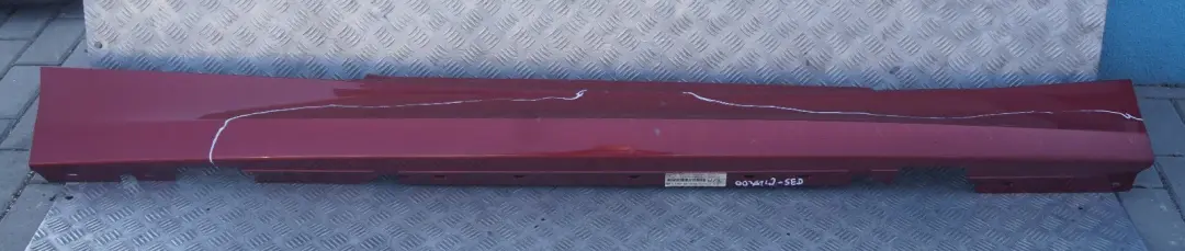 Sill Strip Side Skirt Right O/S Sedonarot Red - A79 to BMW 1 Series E81 E82 E88 with Part number 0036142 BMW 1 Series E81 E82 E88 Sill Strip Side Skirt Right O/S Sedonarot Red - A79 - SKU 0036142-SED - Part number 0036142