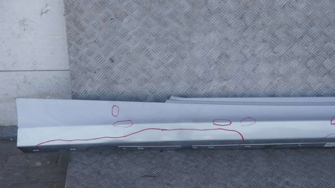 BMW 1 SERIES 2 E81 E82 E88 Sill Strip Side Skirt Right O/S Titansilber Silver - SKU 0036142-TS2 - Part number 0036142