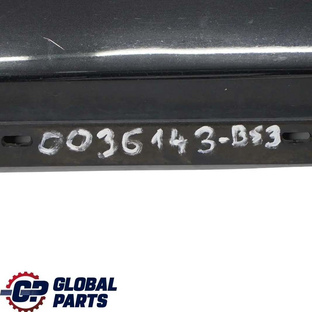 Sill Strip Side Skirt Left Black Sapphire Metallic para BMW E81 E82 E88 3 con número de pieza 0036143 BMW E81 E82 E88 3 Sill Strip Side Skirt Left Black Sapphire Metallic - SKU 0036143-BS3 - Número de pieza 0036143