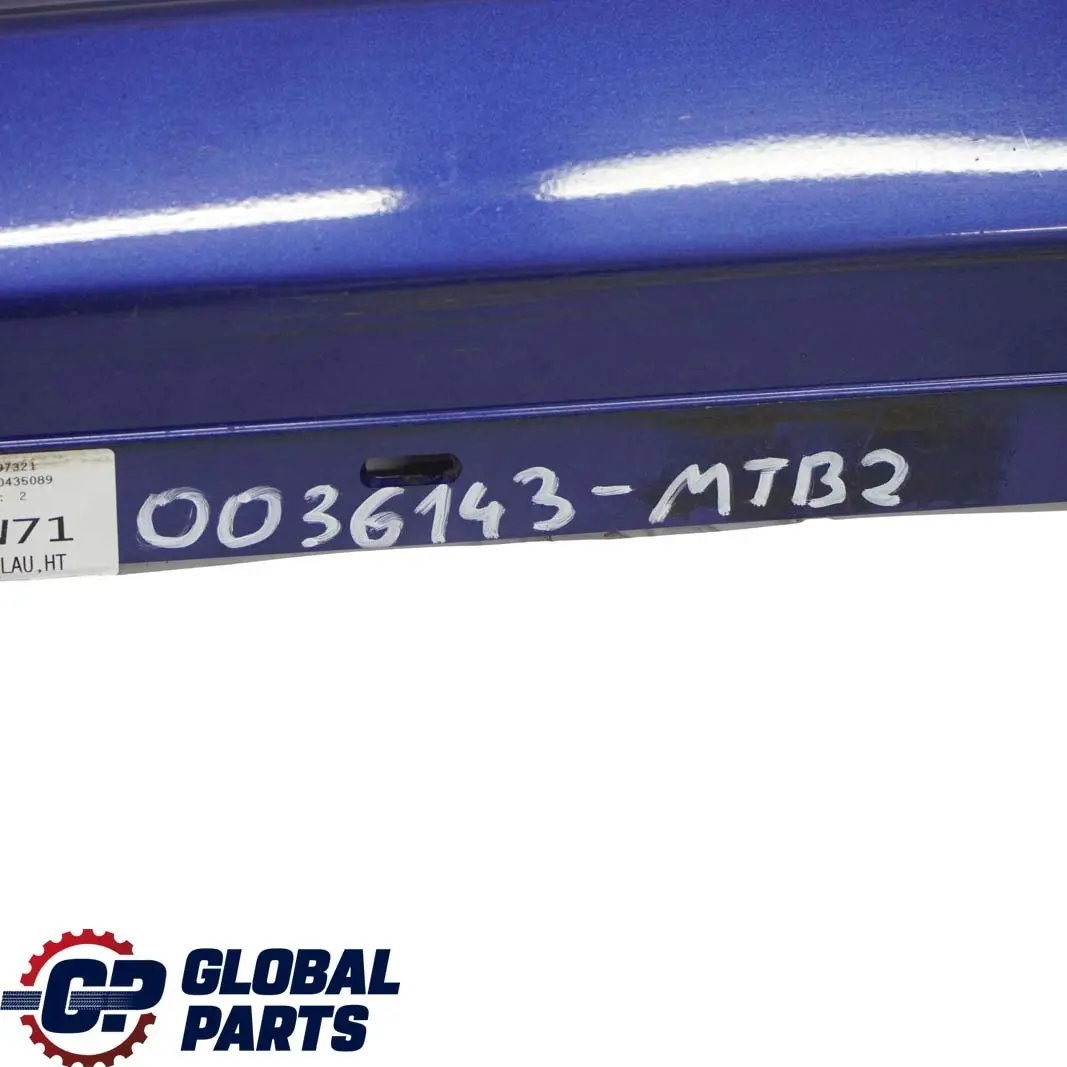 BMW E81 E82 E88 2 Sill Strip Faldon Lateral Izquierdo Montegoblau Azul - A51 - SKU 0036143-MTB2 - Número de pieza 0036143