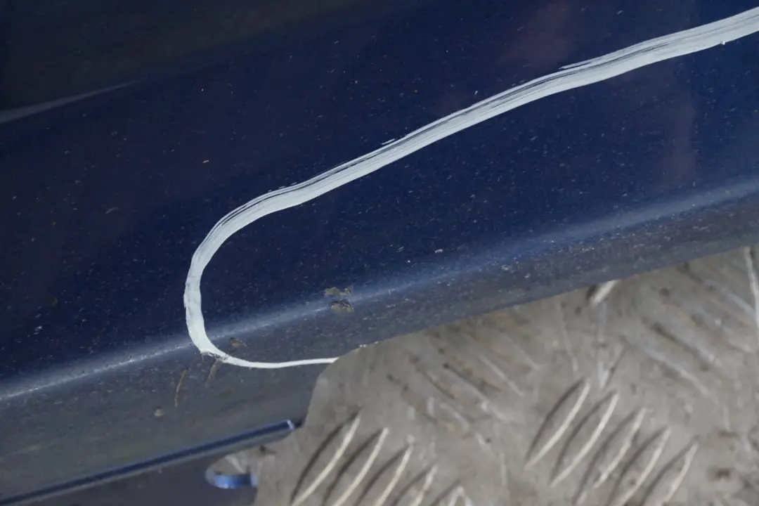 BMW 1 er 5 E81 E82 E88 Schwellerleiste Blende Schweller links Montegoblau Blau - SKU 0036143-MTB5 - Teilenummer 0036143