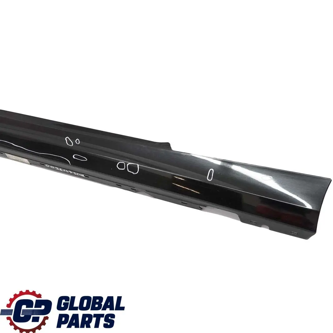BMW 1 E81 E82 E88 2 Sill Strip Side Skirt Left N/S Schwarz 2 Black - 668 - SKU 0036143-SCH2 - Part number 0036143