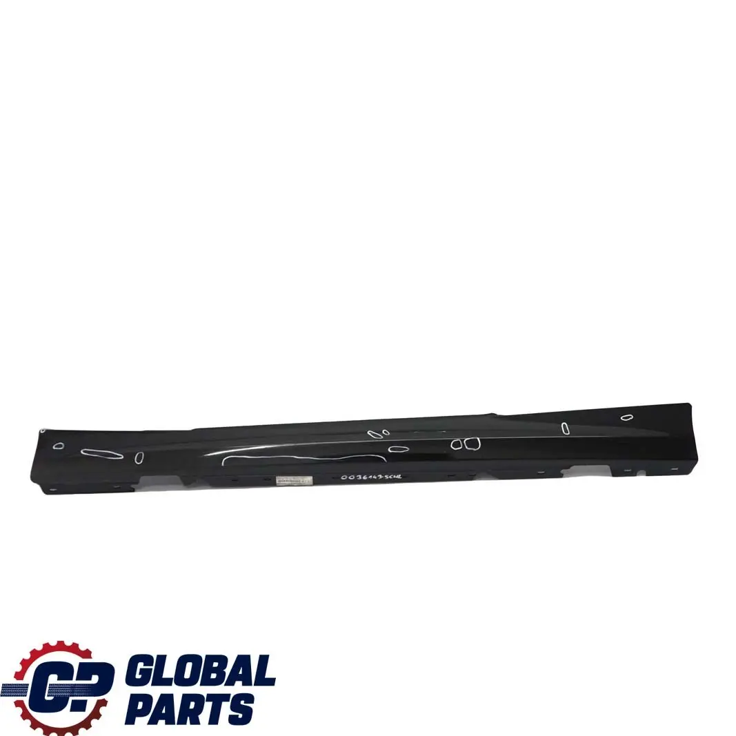 BMW 1 E81 E82 E88 2 Sill Strip Side Skirt Left N/S Schwarz 2 Black - 668 - SKU 0036143-SCH2 - Part number 0036143