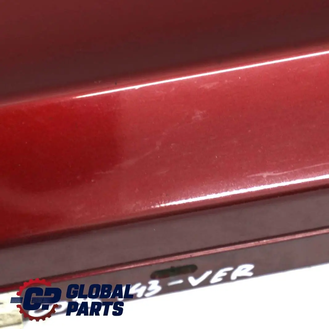Sill Strip Side Skirt Left N/S Vermilionrot Red Metallic A82 to BMW 1 E81 E82 E88 with Part number 0036143 BMW 1 E81 E82 E88 Sill Strip Side Skirt Left N/S Vermilionrot Red Metallic A82 - SKU 0036143-VER - Part number 0036143