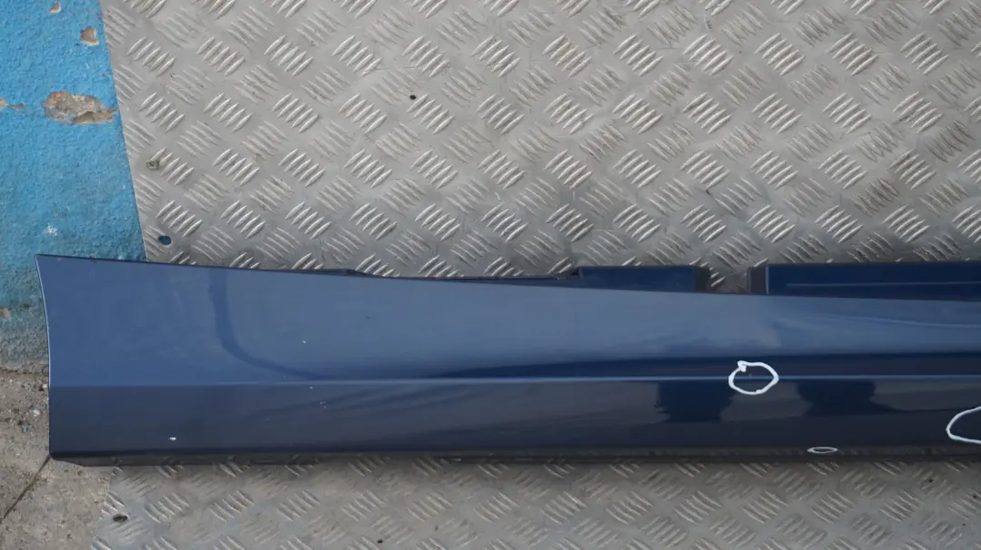 BMW E87N LCI Listello Portiera Verniciato Destra Blu Acque Profonde - SKU 0036144-DSB1 - Numero di parte 51770036144