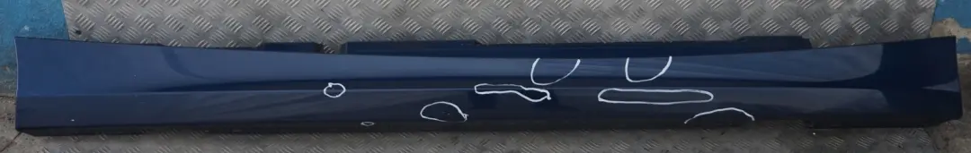 BMW 1 SERIES 1 E87N LCI Sill Strip Side Skirt Right O/S Tiefseeblau Deep Sea Bl - SKU 0036144-DSB1 - Part number 51770036144