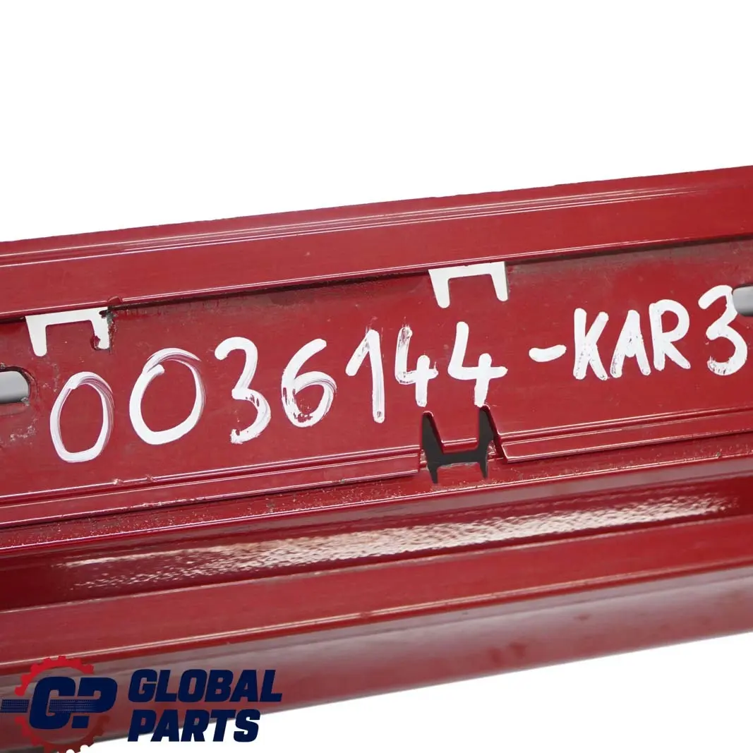BMW E87 LCI Sill Strip Faldon Lateral Derecho Karmesinrot Rojo Carmesi - A61 - SKU 0036144-KAR3 - Número de pieza 0036144