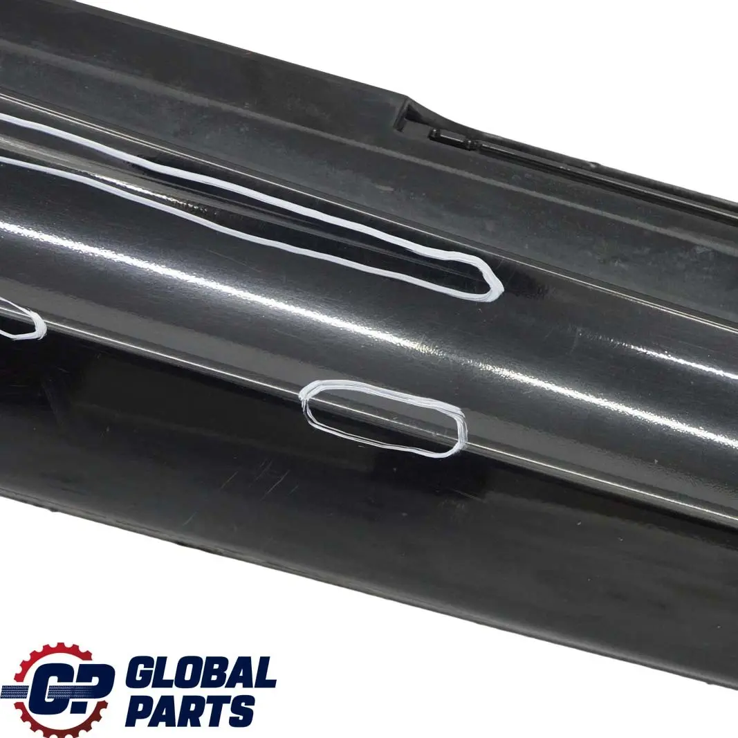 BMW 1 E87 LCI Sill Strip Side Skirt Right O/S Schwarz 2 Black - 668 - SKU 0036144-SCH1 - Part number 0036144