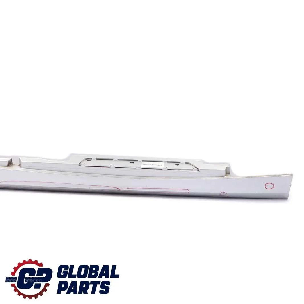 Sill Strip Side Skirt Right O/S Titansilber Silver to BMW 1 Series E87 LCI Cover with Part number 51770036144 BMW 1 Series E87 LCI Cover Sill Strip Side Skirt Right O/S Titansilber Silver - SKU 0036144-TS5 - Part number 51770036144