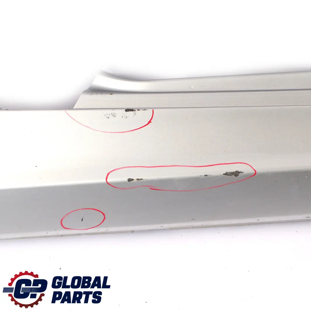  £*BMW 1 E87 LCI Cover Sill Strip Side Skirt Cover Right O/S Titansilber Silver - SKU 0036144-TS7 - Part number 51770036144