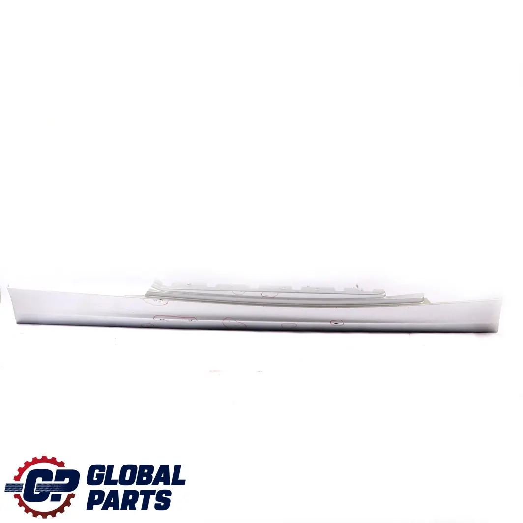 £*BMW 1 E87 LCI Cover Sill Strip Side Skirt Cover Right O/S Titansilber Silver to with Part number 51770036144 £*BMW 1 E87 LCI Cover Sill Strip Side Skirt Cover Right O/S Titansilber Silver - SKU 0036144-TS7 - Part number 51770036144
