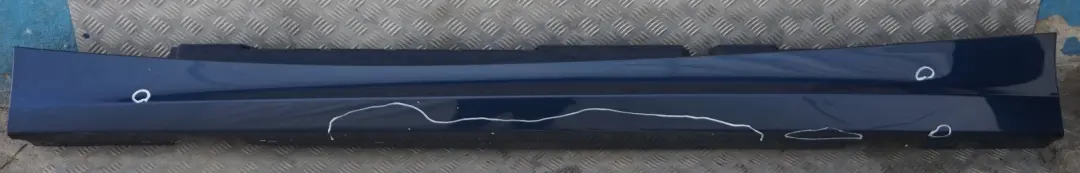 BMW E87 LCI Listello Portiera Apertura Gonna SX Profondo Mare Blu Metallic - SKU 0036145-DSB1 - Numero di parte 0036145
