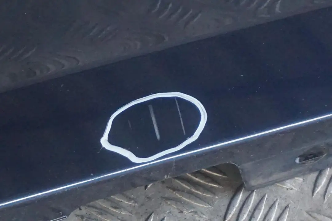 BMW E87 LCI Listello Portiera Apertura Gonna SX Blu Acque Profonde Blu - A76 - SKU 0036145-DSB2 - Numero di parte 0036145