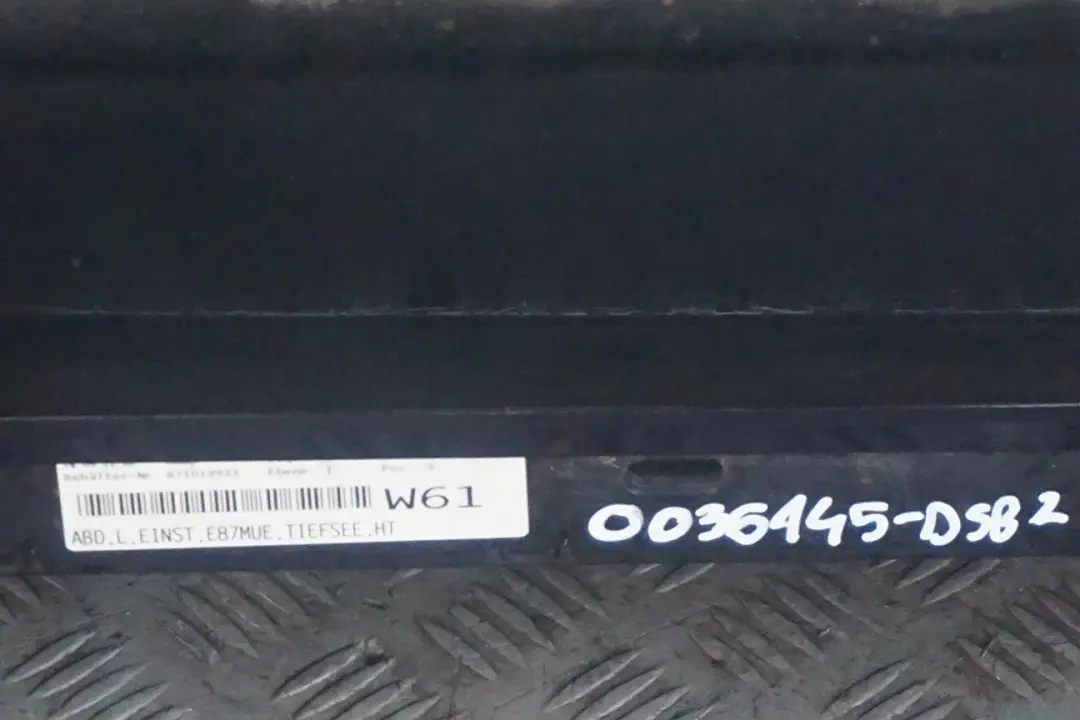 BMW 1 E87 LCI Sill Strip Side Skirt Left N/S Tiefseeblau Deep Sea Blue A76 - SKU 0036145-DSB2 - Part number 0036145