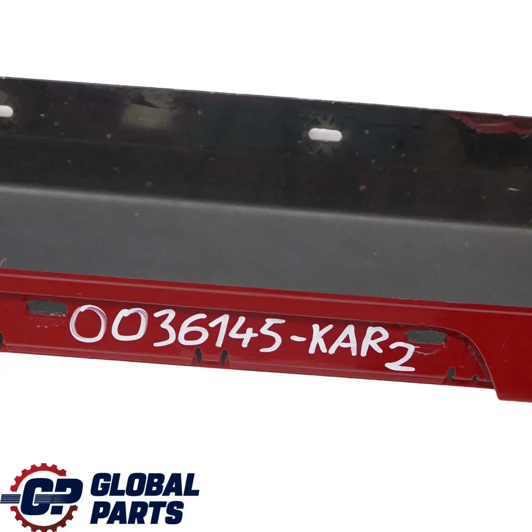 BMW 1 E87 LCI Schwellerleiste Blende Schweller Links Karmesinrot Rot - A61 - SKU 0036145-KAR2 - Teilenummer 0036145