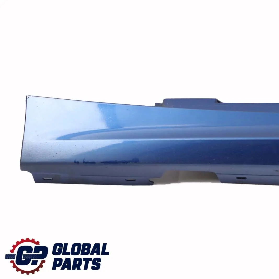 BMW E87N E87 LCI Baguette seuil Jupe latérale gauche Montego Blue - A51 - SKU 0036145-MTB3 - Numéro de pièce 0036145