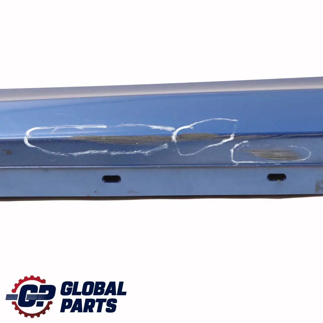 BMW E87N E87 LCI Baguette seuil Jupe latérale gauche Montego Blue - A51 - SKU 0036145-MTB3 - Numéro de pièce 0036145