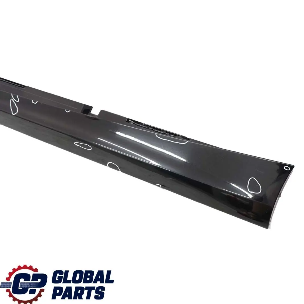 BMW E87 LCI Listello Portiera Apertura Gonna SX Nero 2 - 668 - SKU 0036145-SCH2 - Numero di parte 0036145