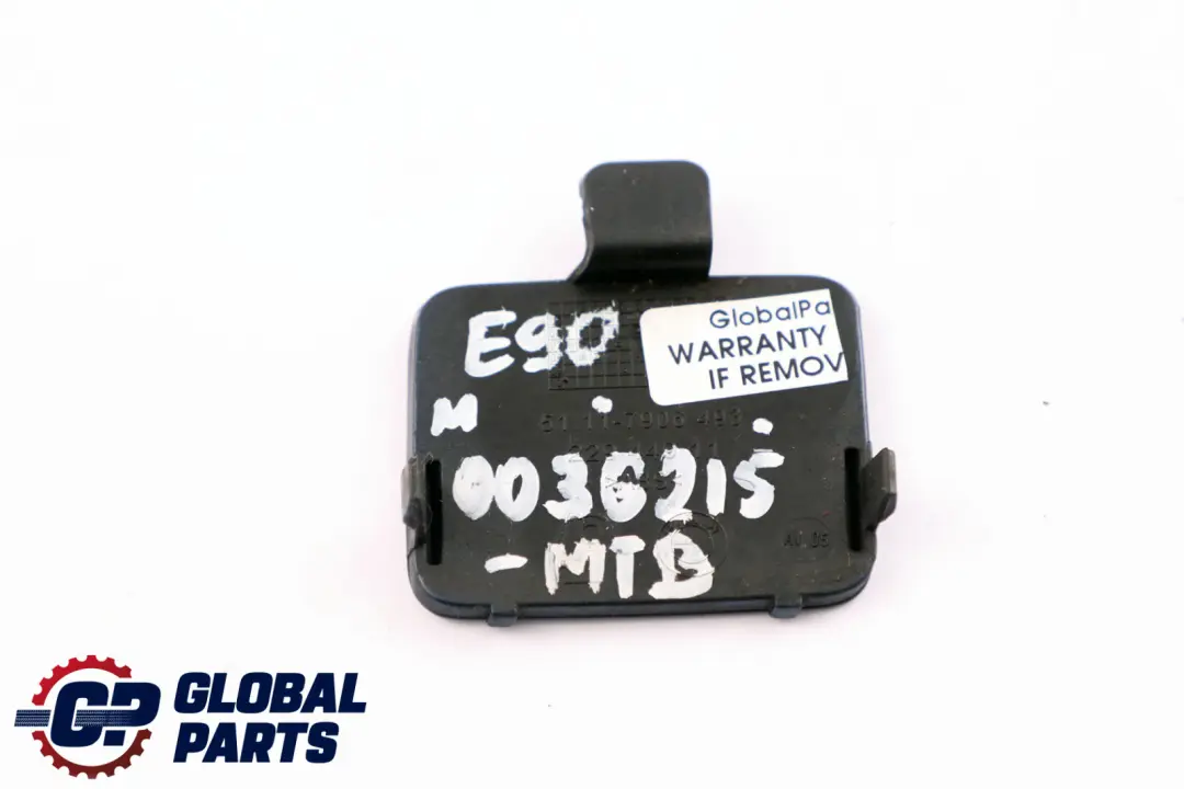 BMW 1 Series E90 M Sport Flap Towing Eye Front Bumper Montegoblau Blue 7906493 - SKU 0036215-MTB - Part number 0036215