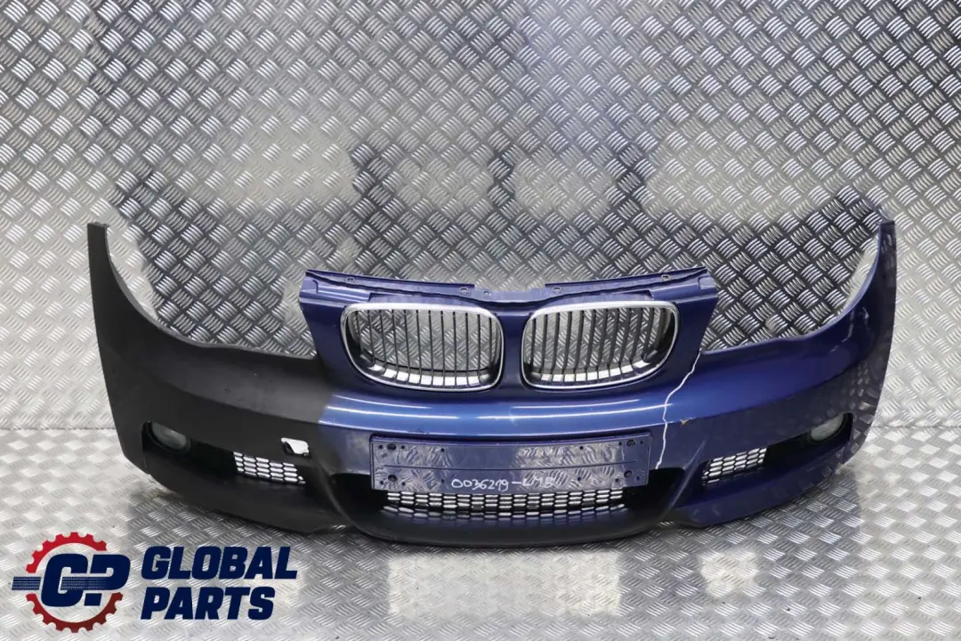 *BMW 1 E82 E88 M Sport Paket Stossfänger Vorn Le Mans Blau Metallic - 381 für mit Teilenummer 0036219 *BMW 1 E82 E88 M Sport Paket Stossfänger Vorn Le Mans Blau Metallic - 381 - SKU 0036219-LMB - Teilenummer 0036219