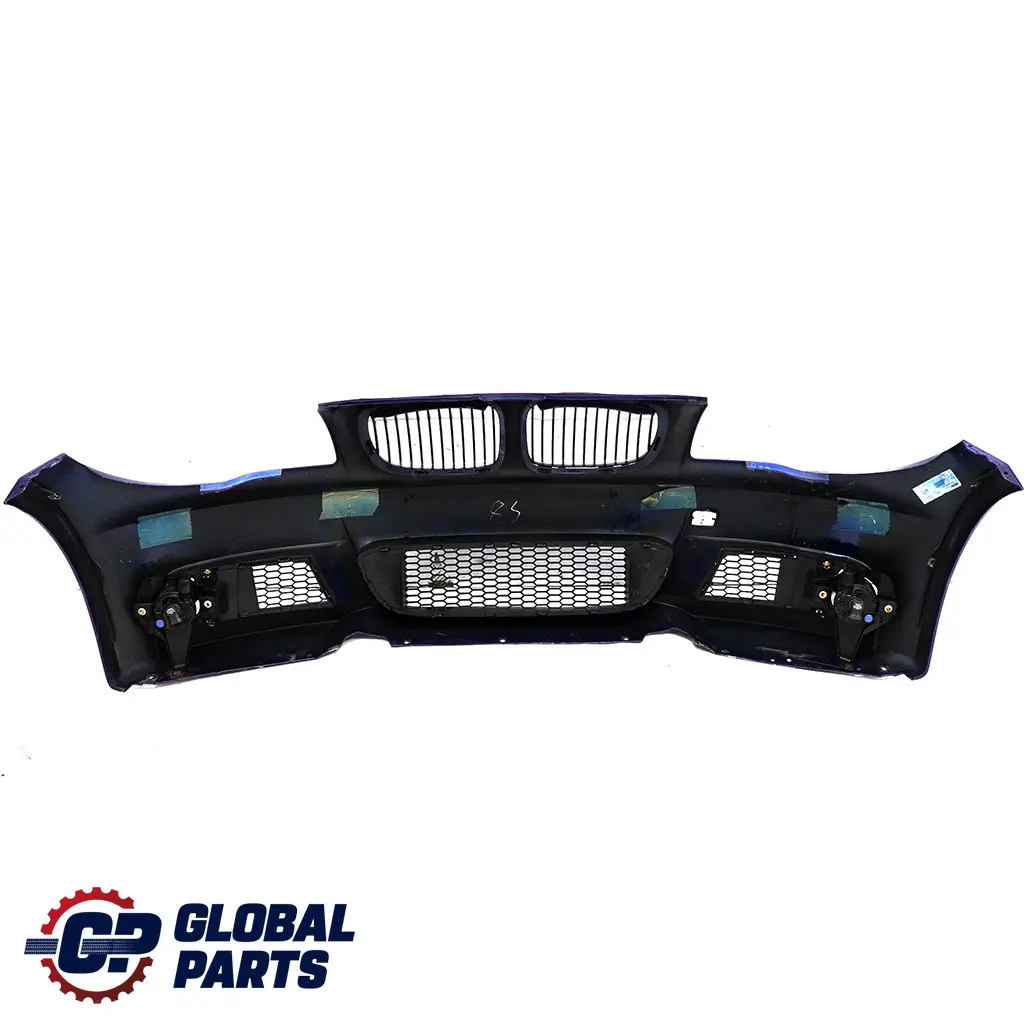 Front Bumper Trim Panel PDC Le Mans Blau Metallic - 381 to BMW 1 E82 E88 M Sport 1 with Part number 0036219 BMW 1 E82 E88 M Sport 1 Front Bumper Trim Panel PDC Le Mans Blau Metallic - 381 - SKU 0036219-LMB1 - Part number 0036219