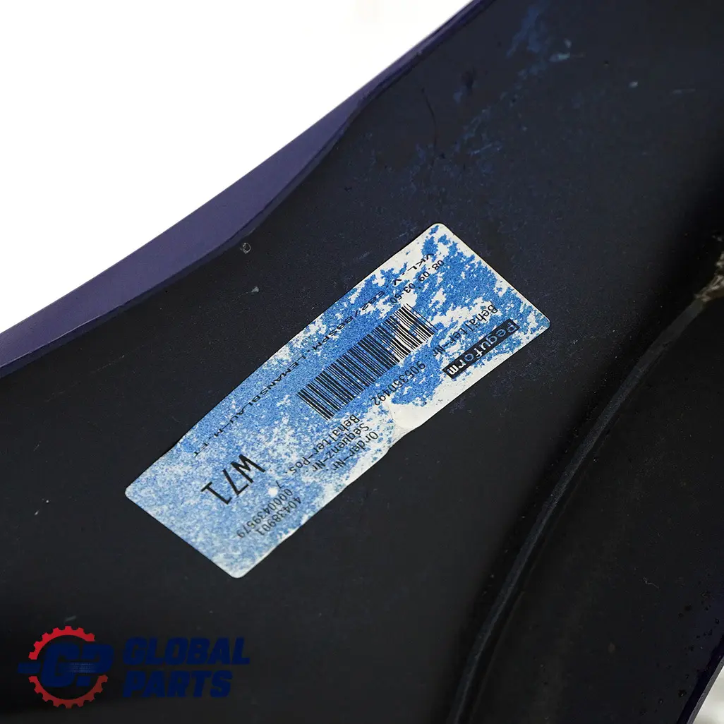 Front Bumper Trim Panel PDC Le Mans Blau Metallic - 381 to BMW 1 E82 E88 M Sport 1 with Part number 0036219 BMW 1 E82 E88 M Sport 1 Front Bumper Trim Panel PDC Le Mans Blau Metallic - 381 - SKU 0036219-LMB1 - Part number 0036219