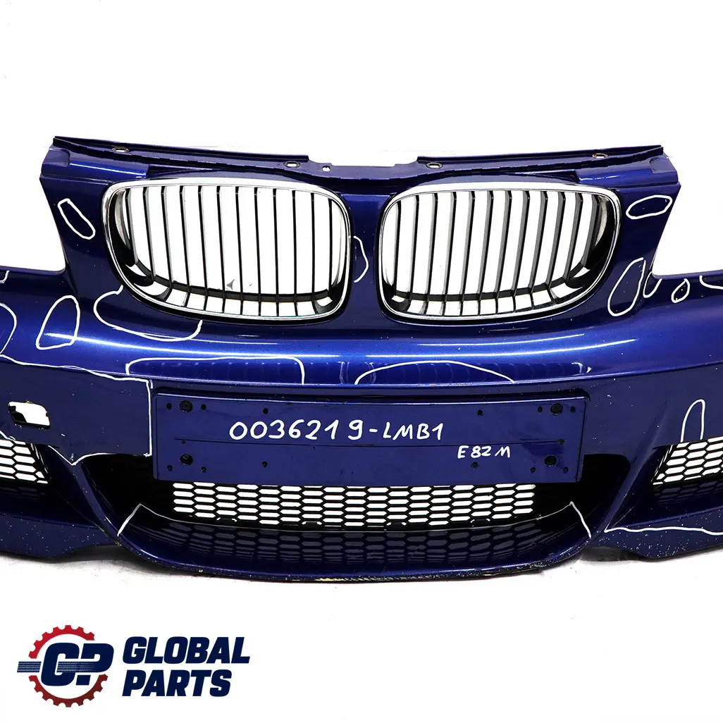 BMW 1 E82 E88 M Sport Paket 1 Stossfänger Vorn Le Mans Blau Metallic - 381 - SKU 0036219-LMB1 - Teilenummer 0036219