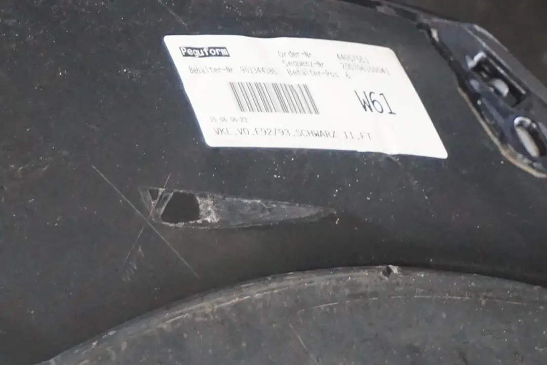 Aerokit Front Bumper Trim Panel Schwarz 2 Black - 668 to BMW 3 Series E92 E93 with Part number 0036264 BMW 3 Series E92 E93 Aerokit Front Bumper Trim Panel Schwarz 2 Black - 668 - SKU 0036264-SCH - Part number 0036264