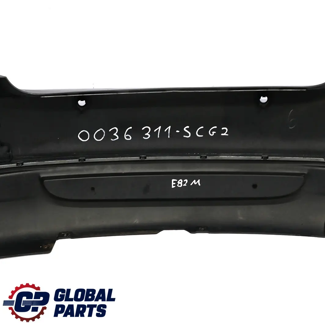 BMW 1 E82 E88 M Sport Stossfänger Hinten PDC Spacegrau Space Grau - A52 - SKU 0036311-SCG2 - Teilenummer 0036311