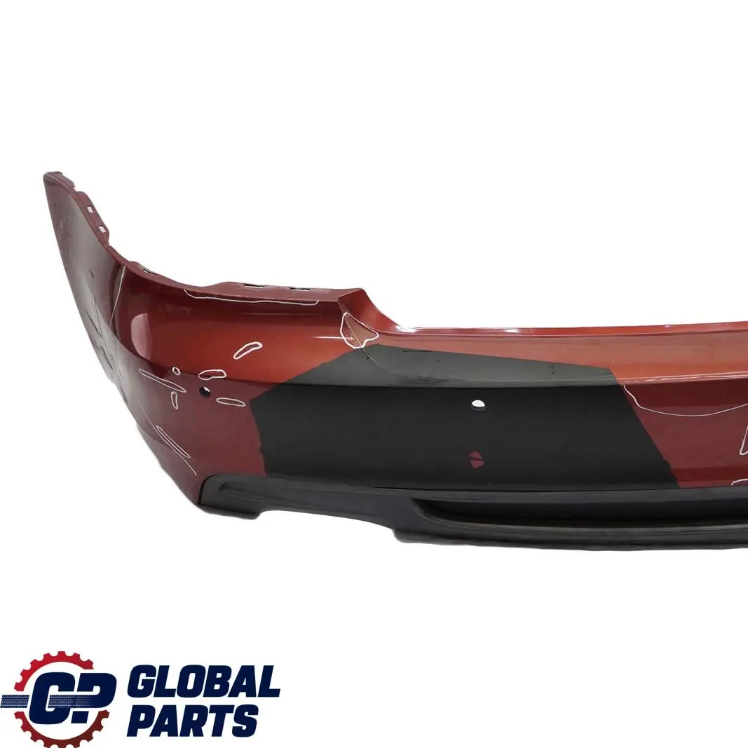 BMW 1 E82 E88 M Sport 1 Stossfänger Hinten PDC Sedonarot Rot Metallic - A79 - SKU 0036311-SED1 - Teilenummer 0036311