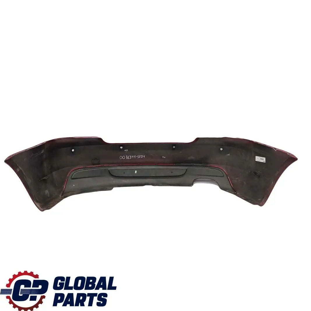 BMW 1 E82 E88 M Sport 1 Stossfänger Hinten PDC Sedonarot Rot Metallic - A79 - SKU 0036311-SED1 - Teilenummer 0036311