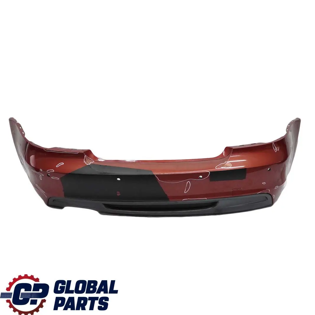 BMW 1 E82 E88 M Sport 1 Rear Bumper Trim Panel Sedonarot Red Metallic - A79 - SKU 0036311-SED1 - Part number 0036311