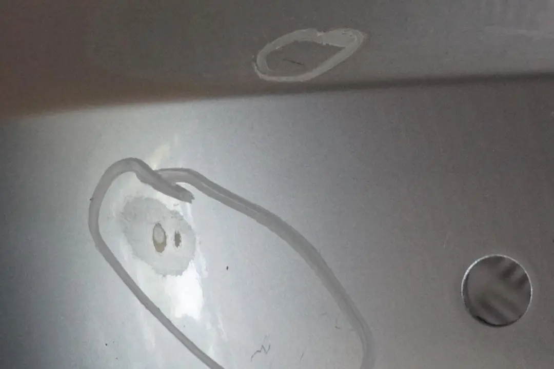 BMW 1 Series E82 E88 Trim Panel Rear Bumper PDC Bluewater Blue Water - 896 - SKU 0036630-WB - Part number 0036630