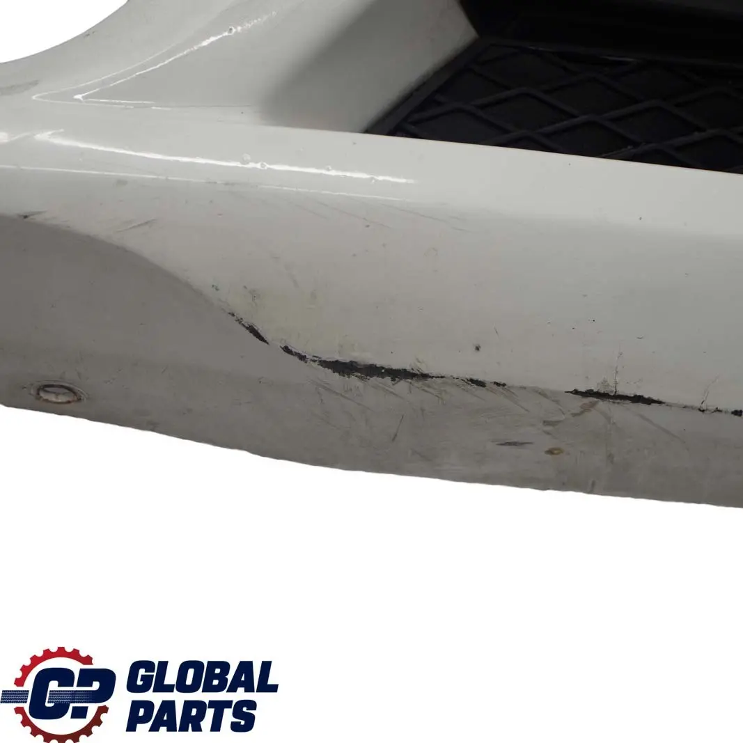 BMW E90 E91 LCI Front Bumper Trim Panel Complete Alpinweiss 3 White - 300 - SKU 0036837-AW - Part number 0036838