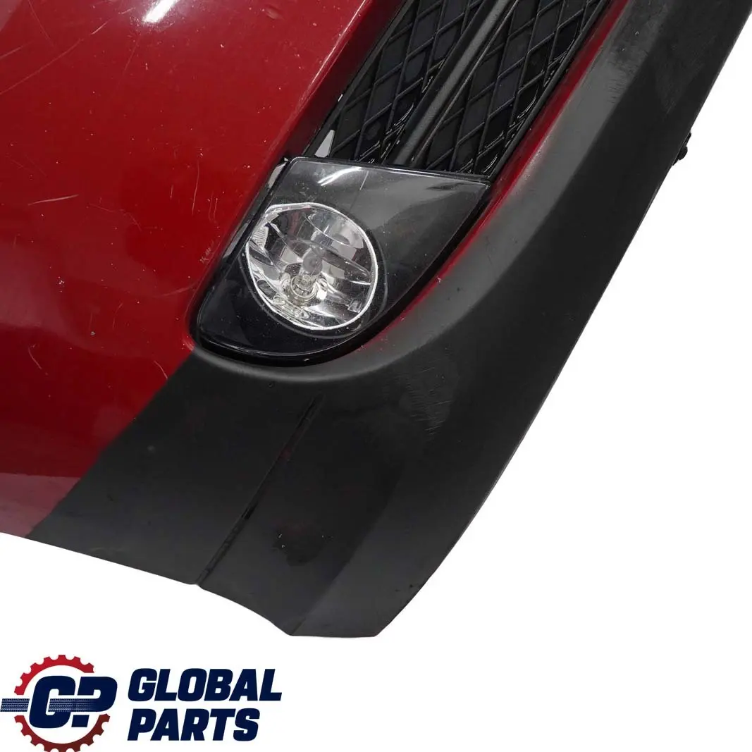 BMW 3 E90 E91 LCI Front Bumper Trim Panel Complete Karmesinrot Crimson Red A61 - SKU 0036837-KAR - Part number 0036838