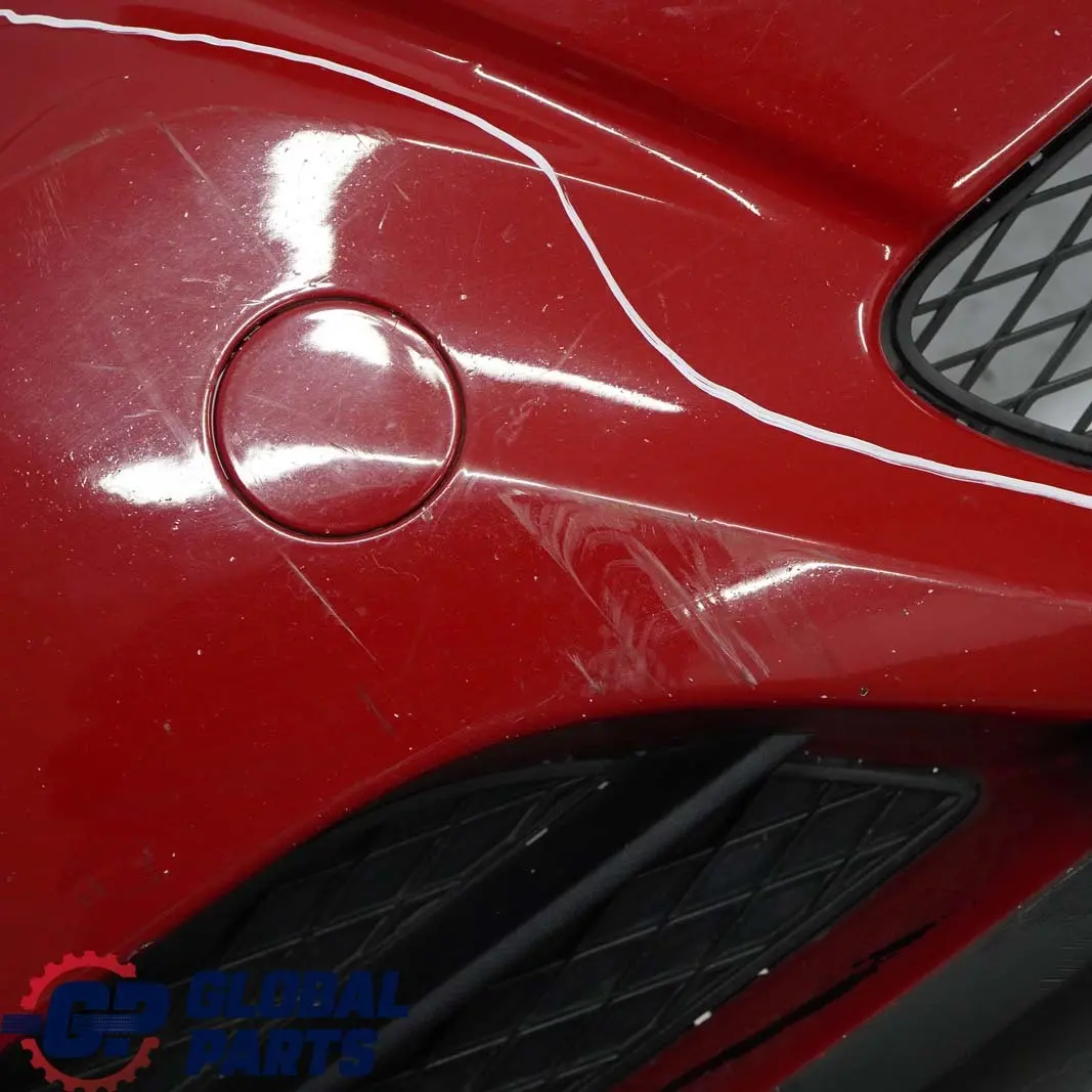 BMW 3 E90 E91 LCI Front Bumper Trim Panel Complete Karmesinrot Crimson Red A61 - SKU 0036837-KAR - Part number 0036838