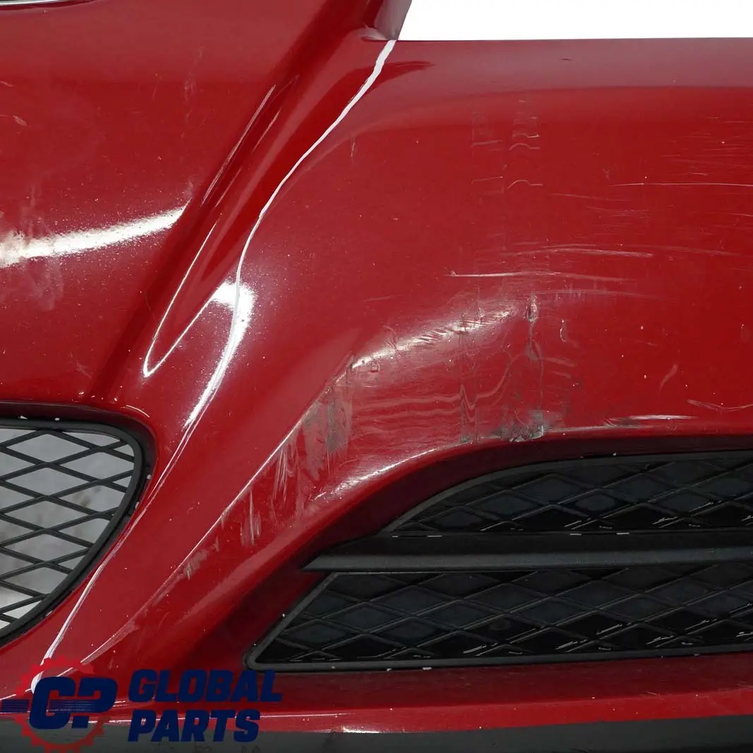 BMW 3 E90 E91 LCI Front Bumper Trim Panel Complete Karmesinrot Crimson Red A61 - SKU 0036837-KAR - Part number 0036838