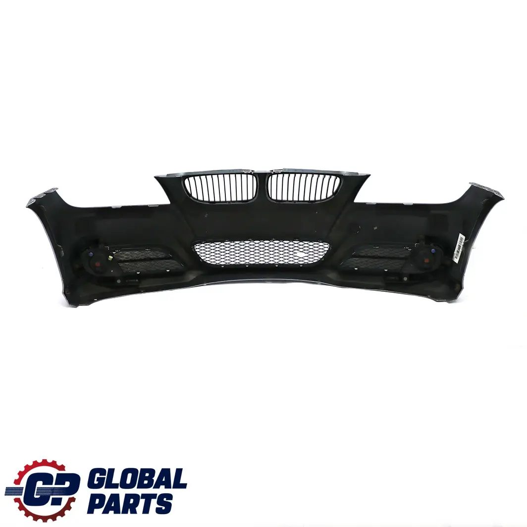 BMW 3 E90 E91 LCI Front Bumper Trim Panel Complete Bluewater Metallic - 896 - SKU 0036837-WB - Part number 0036838