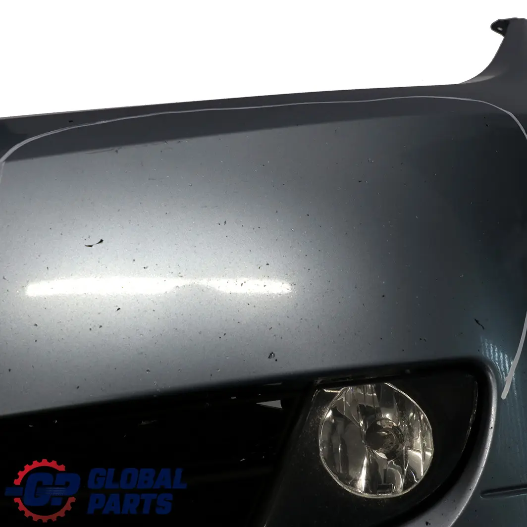 BMW 3 E90 E91 LCI Front Bumper Trim Panel Complete Bluewater Metallic - 896 - SKU 0036837-WB - Part number 0036838