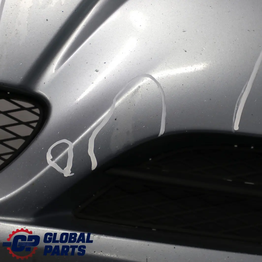 BMW 3 E90 E91 LCI Front Bumper Trim Panel Complete Bluewater Metallic - 896 - SKU 0036837-WB - Part number 0036838