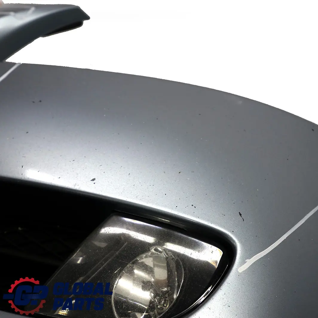 BMW 3 E90 E91 LCI Front Bumper Trim Panel Complete Bluewater Metallic - 896 - SKU 0036837-WB - Part number 0036838