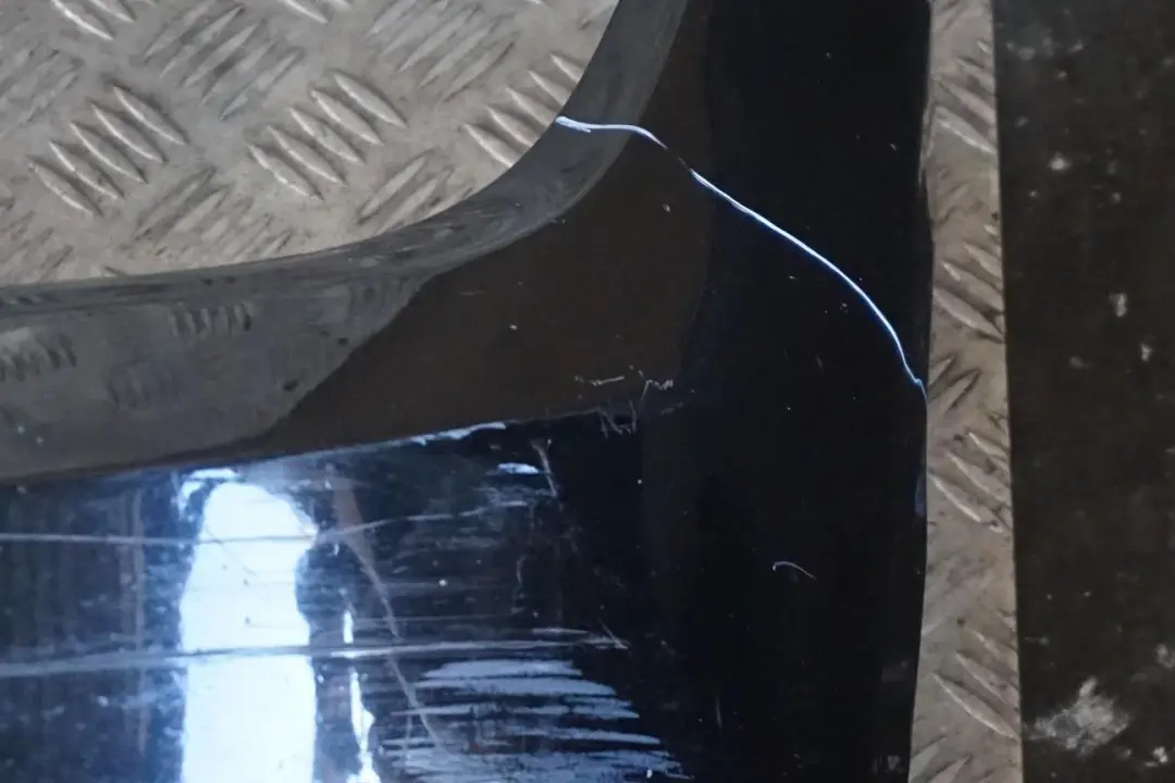 BMW 3 E90 E91 LCI Front Bumper Trim Panel Complete Black Sapphire - 475 - SKU 0036838-BS1 - Part number 0036838