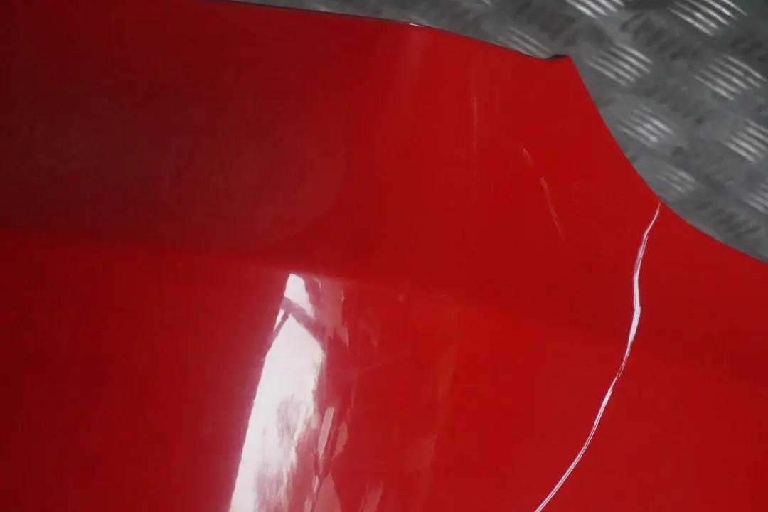 BMW 3 Series E90 LCi Lift Rear Bumper Trim Panel Karmesinrot Crimson Red A61 - SKU 0036874-KAR - Part number 0036874