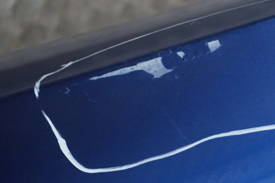 BMW 3 Series E90 LCi Lift 1 Rear Bumper Trim Panel PDC Montegoblau Montego Blue - SKU 0036875-MTB1 - Part number 0036875