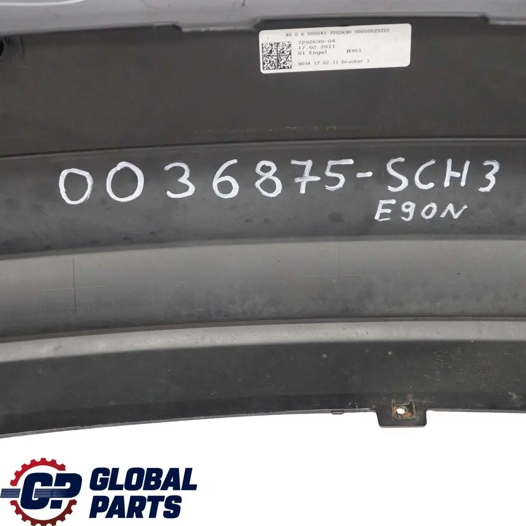 BMW 3 Series E90 LCi 3 Lift Rear Bumper Trim Panel PDC Schwarz 2 Black - 668 - SKU 0036875-SCH3 - Part number 0036875